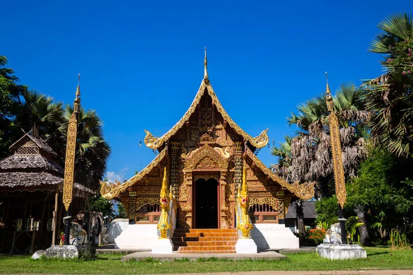 Wat Sri Don Chai Eerste Oude Tempel Pai District Mae — Stockfoto