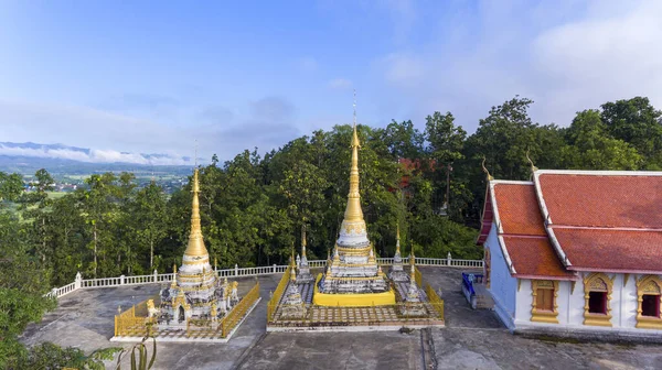 Fotografía Aérea Drones Wat Phra Chom Thong Encuentra Este Del —  Fotos de Stock