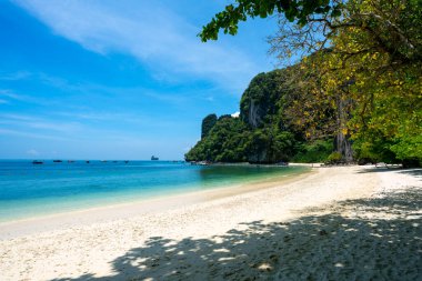 Tayland, Krabi 'deki Koh Hong Adası ve Denizi..