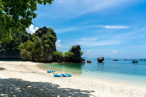 Pláž Ostrově Koh Hong Andaman Krabi Thajsko — Stock fotografie