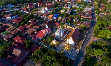 Wat Phong Sunan 'ın hava görüntüsü, Phrae Eyaleti
