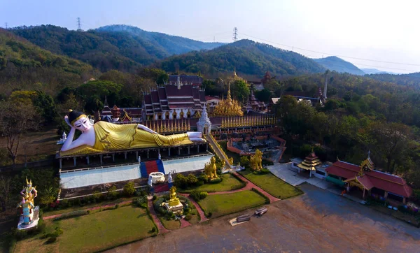 Wat Phra Que Suthon Mongkol Keeree Vista Aérea Provincia Phrea —  Fotos de Stock