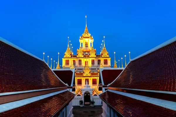 Loha Prasat Wat Ratchanatda Golden Mountain Pagode Templo Budista Wat — Fotografia de Stock