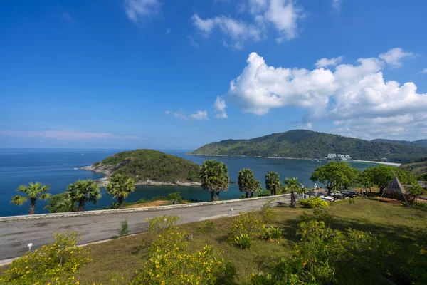 Úžasná Krajina Příroda Scenérie Pohled Krásné Tropické Moře Výhledem Pobřeží — Stock fotografie