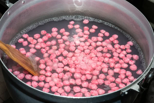 Passos Simples Para Fazer Uma Deliciosa Sobremesas Tailandesas Sua Casa — Fotografia de Stock