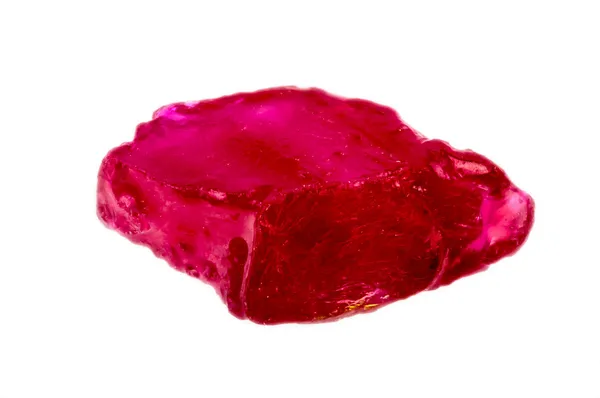 Ruwe Onbesneden natuurlijke ruby crystal — Stockfoto