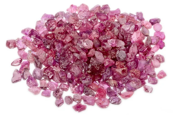 Rough uncut red ruby — Stock Photo, Image