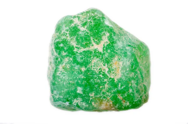 Green fluorite gemstone — Stock Photo, Image