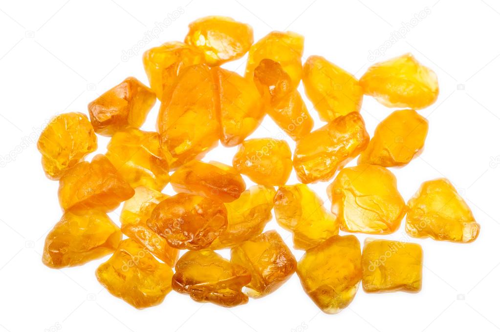 Yellow rough natural sapphire