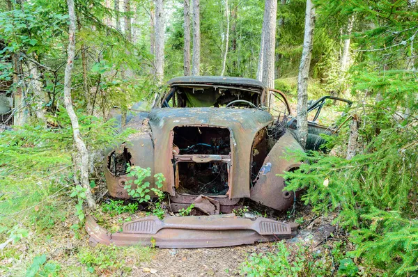 Il vecchio cimitero delle auto — Foto Stock