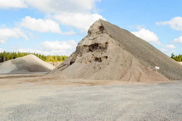 Hromada balastu — Stock fotografie