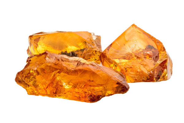 Citrine crystals