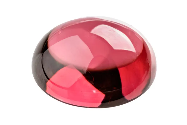 Rhodolite 가넷 cabochon — 스톡 사진