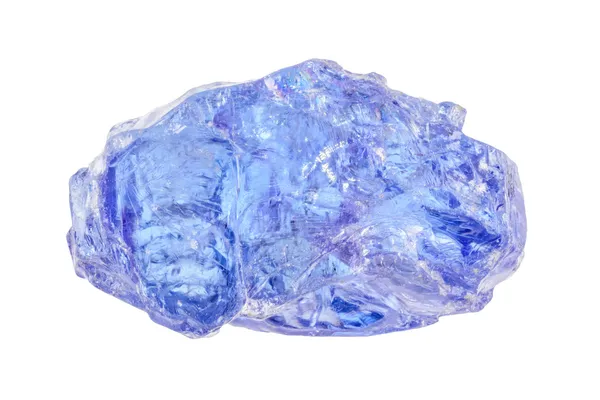 Vágatlan kék tanzanite — Stock Fotó