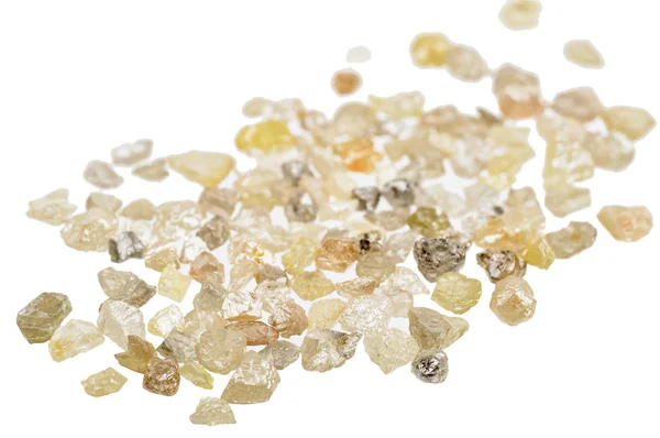 Raw uncut diamonds — Stock Photo, Image