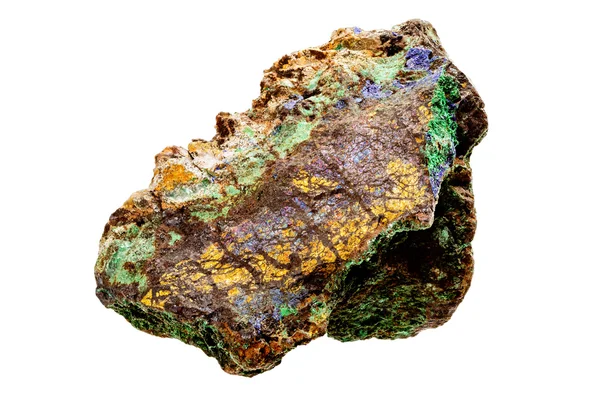 Échantillon minéral de Bornite et Brochantite — Photo