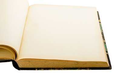 eski boş kitap sararma