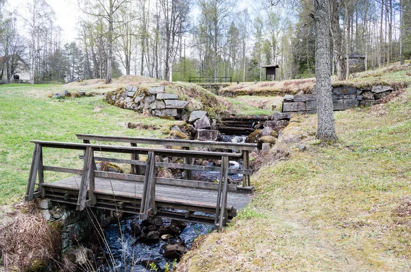 Produzione di ferro Klenshyttan fondata all'inizio del XVII secolo — Foto Stock