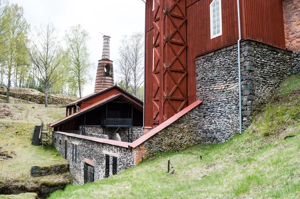 17. yüzyıl içinde kurulan yapım klenshyttan demir — Stok fotoğraf