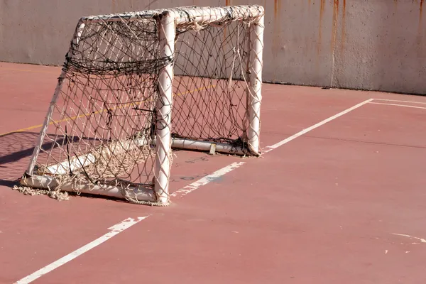 Objectivo do futebol — Fotografia de Stock