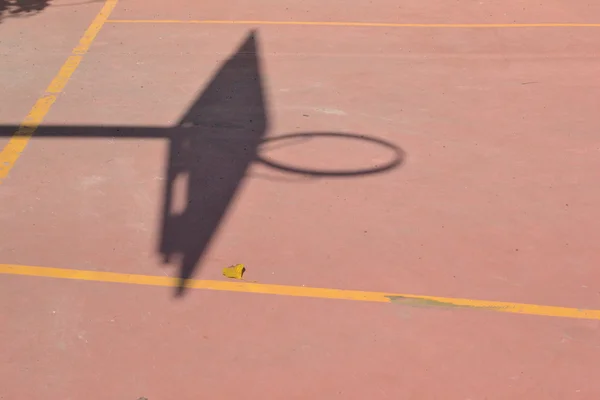 バスケット ボールの影 — ストック写真