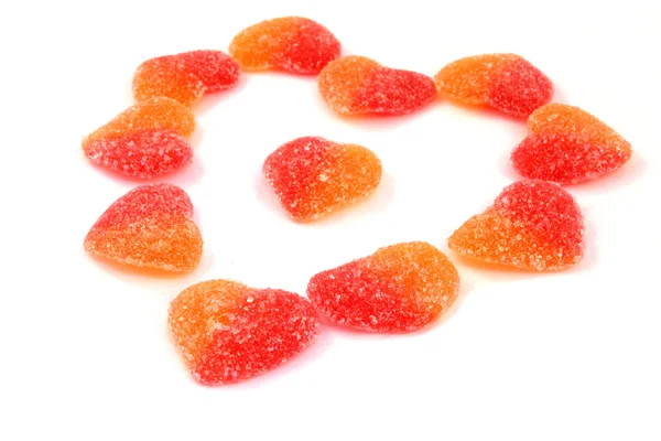 Corazón de caramelos — Foto de Stock