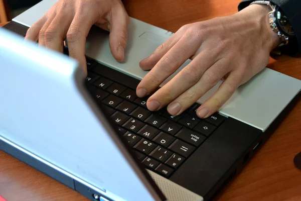 Bussinessman working in his office — Stock Photo, Image