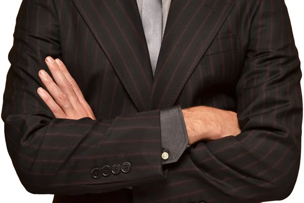 Hombre de negocios con los brazos cruzados — Foto de Stock