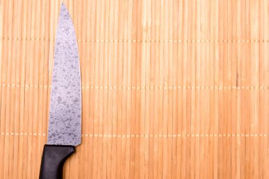 bıçak üzerinde ahşap