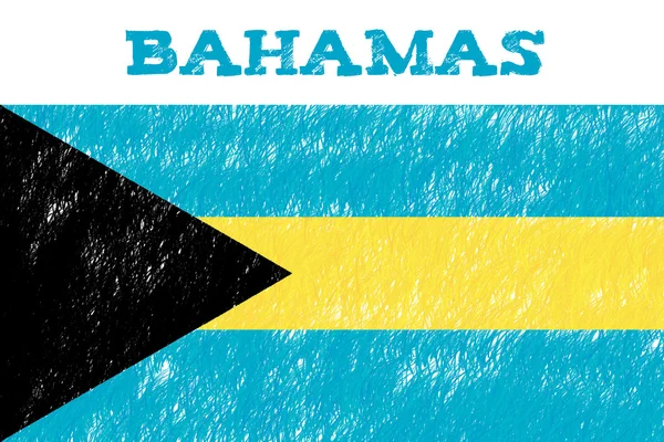 Bahamas Drapeau — Photo