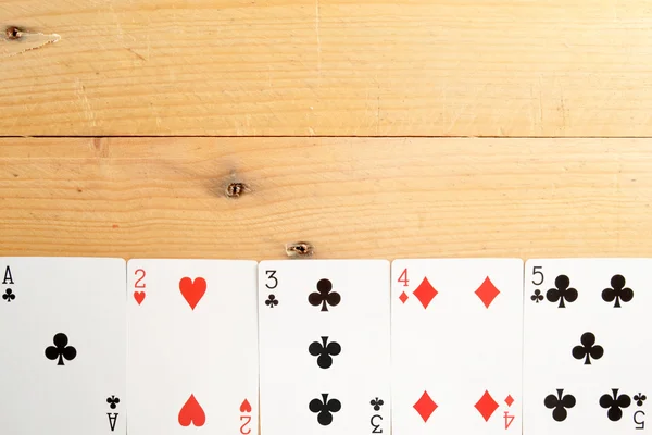 Poker kartları arka plan — Stok fotoğraf