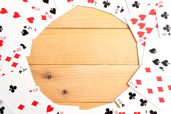 Poker cards background — Stock Photo, Image