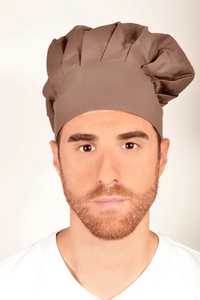 Cook with a chef's hat — Stock Photo, Image