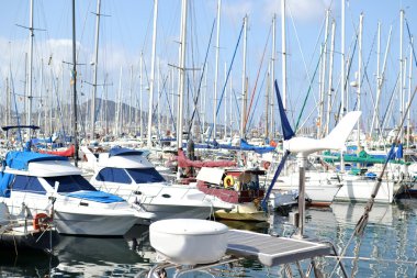 Bir Marina deniz araçları