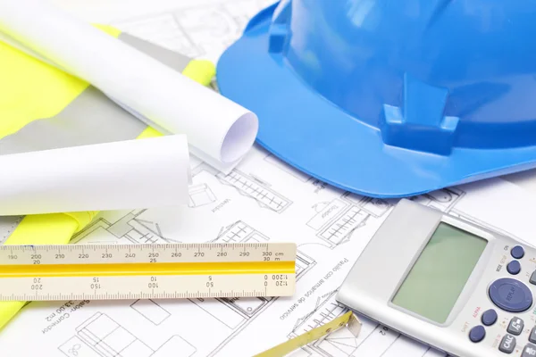 Person working in an architectural — Stock Photo, Image