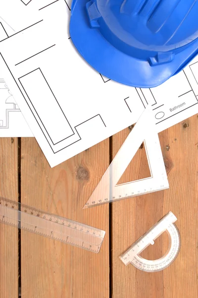 Tools for construction drawings — Stock Photo, Image