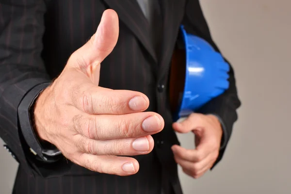 Architect waving — Stock Photo, Image