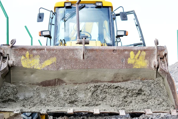 Tracteur jaune — Photo