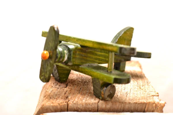 Винтажные деревянные самолеты — стоковое фото