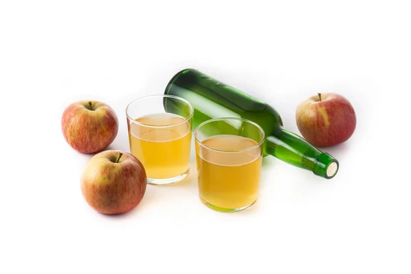 Apple Cider Drink Isolated White Background — Stock Photo, Image