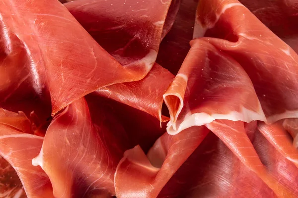 Spanish Serrano Ham Cutting Board Background — Stockfoto