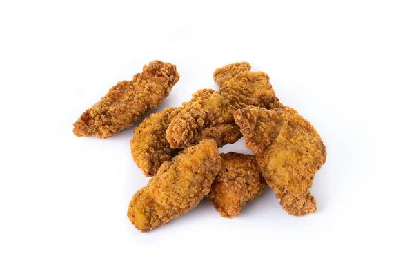Crispy Kentucky Fried Chicken Isolated White Background — Zdjęcie stockowe