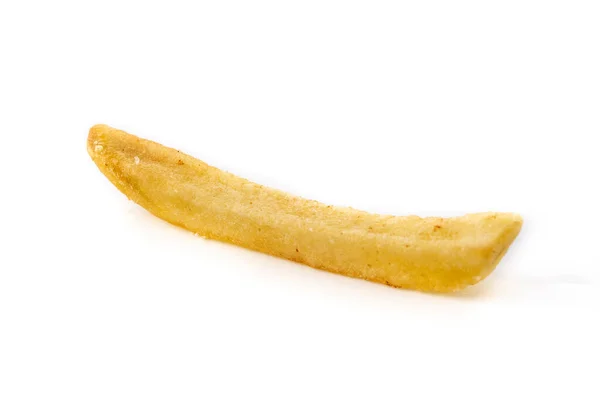 Fried Potato French Fries Isolated White Background — Stock fotografie