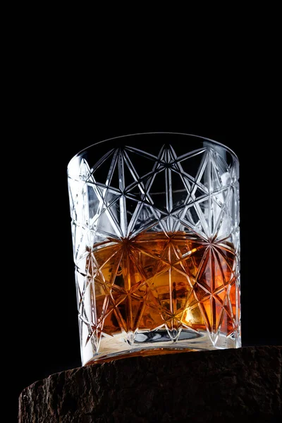 Whisky Whisky Glas Houten Tafel — Stockfoto