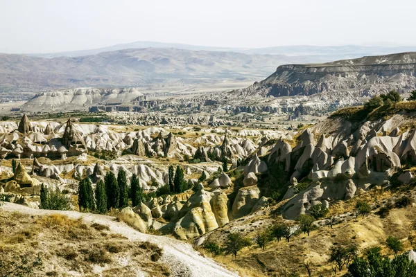 De vallei van de duiven in Cappadocië, Turkije — Stockfoto