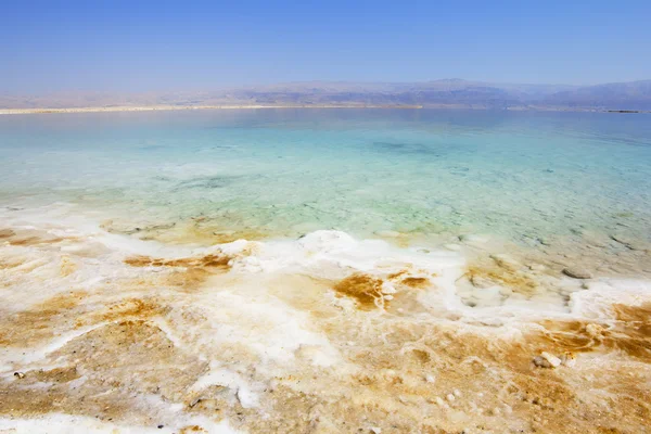 İsrail 'deki ölü deniz. — Stok fotoğraf