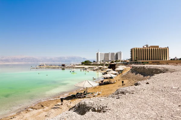 De stranden van de dode zee in Israël — Stockfoto