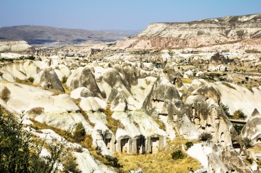 tuhaf kaya oluşumları, volkanik tüf ve bazalt cappadoci içinde