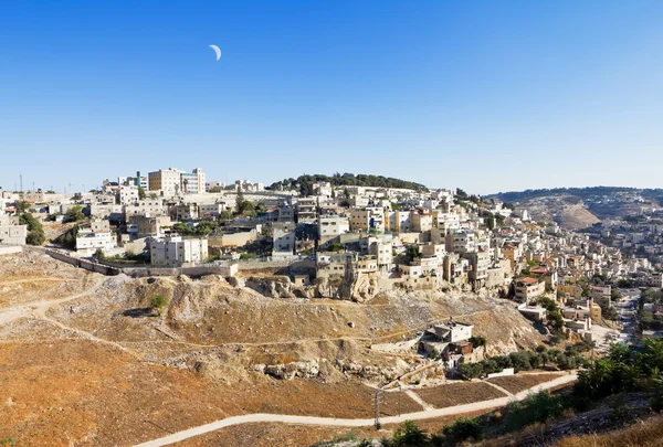 Jerusalén Este bajo la Luna creciente —  Fotos de Stock