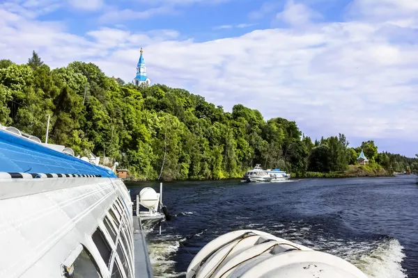 hovercraft yelken valaam ladoga Gölü içinde ada